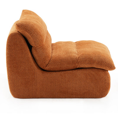 Canapé d'appoint rembourré, fauteuil moderne avec siège moelleux, canapé élégant pour le salon, la chambre à coucher ou le bureau
