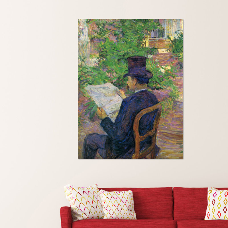 Henri De Toulouse-Lautrec - Wrapped Canvas Painting, 120cm H x 90cm W x 1.8cm D