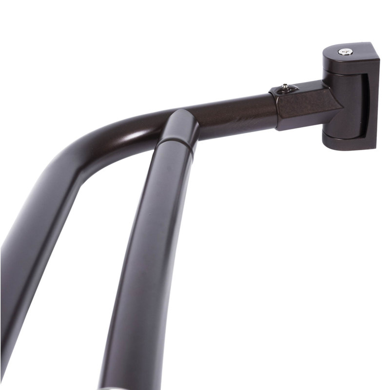 70'' Oil Rubbed Bronze Double Curved Shower Curtain Rod