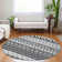 Premium Machine Washable Prisco Black Rug