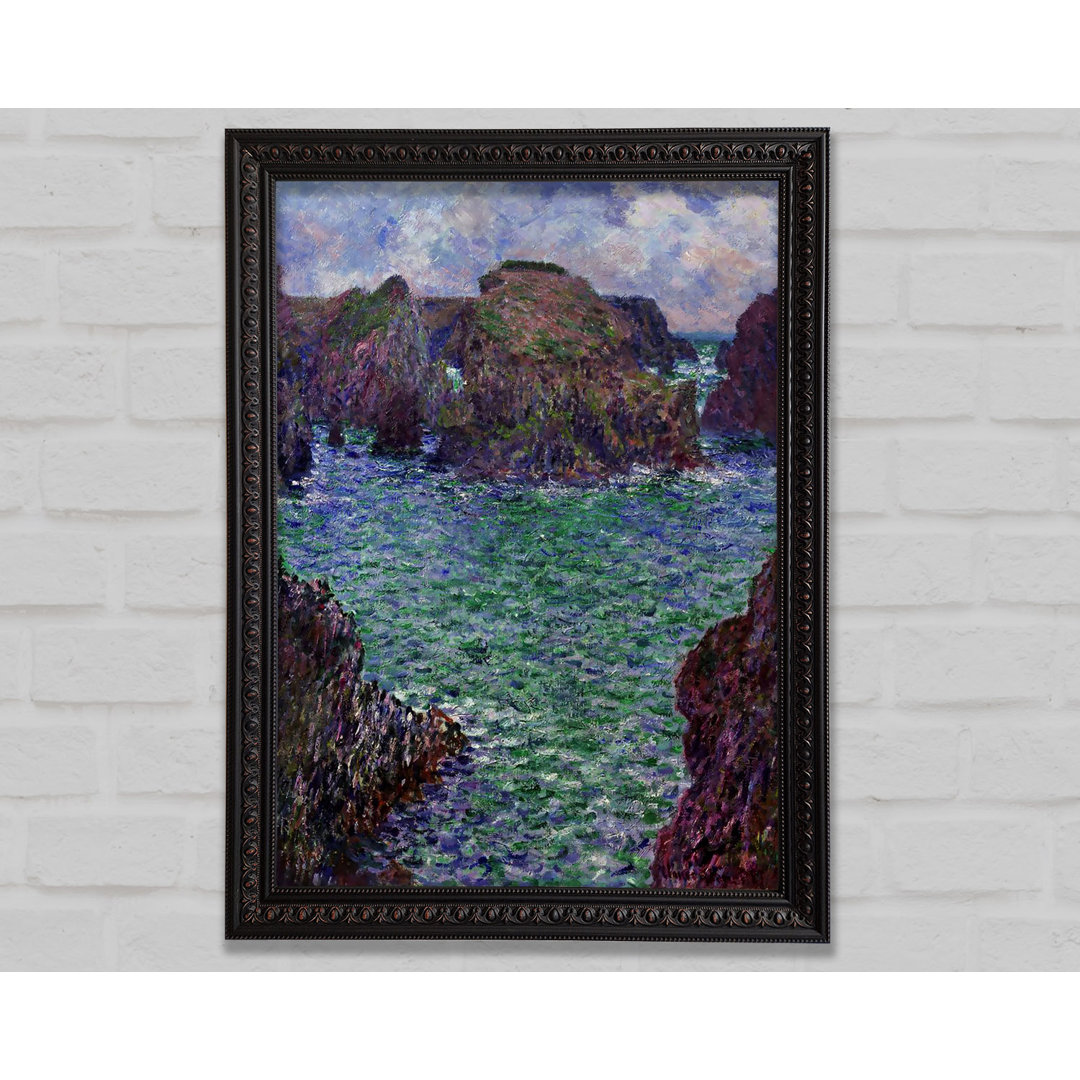 Monet Port-Goulphar Gerahmter Druck