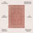 Hagerman Vintage Filigree Textured Weave Red/Beige Indoor/Outdoor Rug-1526589940