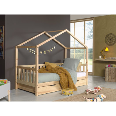 Hausbett Dallas mit Schublade, 90 x 200 cm