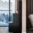 37-inch Left Bedside Vanity Table With Cushioned Stool And Large Sliding Mirror, High Capacity Storage, American Design, Black For Middle Spaces Stool, 24x22