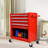 Steel Frame Tool Cabinet with Side Handle and Storage Drawers-1190052854