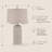 Yvonne Wavy Shade Table Lamp