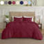 Housse de couette simple Simply Clean bourgogne-130472441