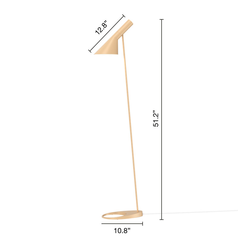 AJ Task Floor Lamp, Warm Sand, Warm Sand