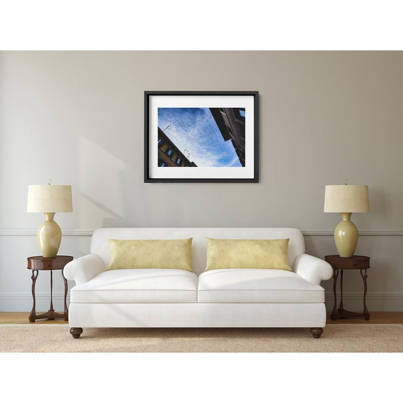 Before Sunset Print by Joseph Regan, 14" H x 16" W x 0.75" D, Black