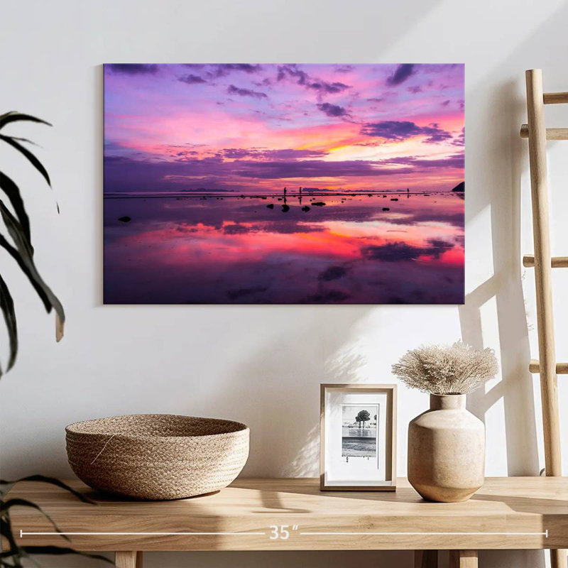 Coucher de soleil mauve Kerrick, H 16 po x l 24 po