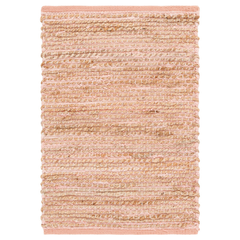 Cape Cod 236 Hand Woven Jute; Cotton No Pattern Rug, Rectangle 5' x 8'