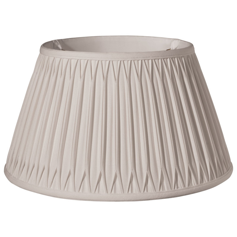 Abat-jour shantung 19 po, Crème, crème