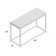 Galena 48'' Solid Wood Top Console Table