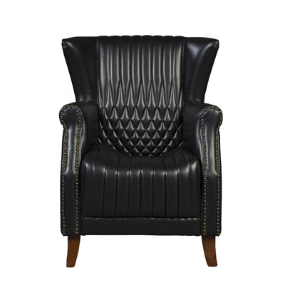  Fauteuil de marché aux puces en cuir Paris