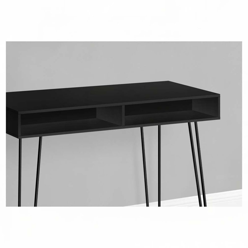 Bureau d'ordinateur personnel, Noir / Noir