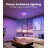 11 in. Smart RGBCW Selectable LED Flush Mount Slim Panel Light WiFi Smart Ceiling Light-1178050365