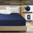 Solayne Deep Pocket Fitted Sheet Only 100% Long Staple Cotton Breathable Bottom Sheet Fits Up To 14" Deep Mattress-111075375-111075377