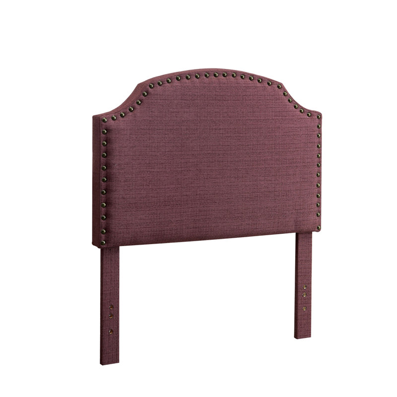 Upholstered Headboard, Purple, Twin