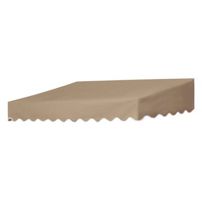 Auvent pour porte en tissu l 6 pi x P 4 pi