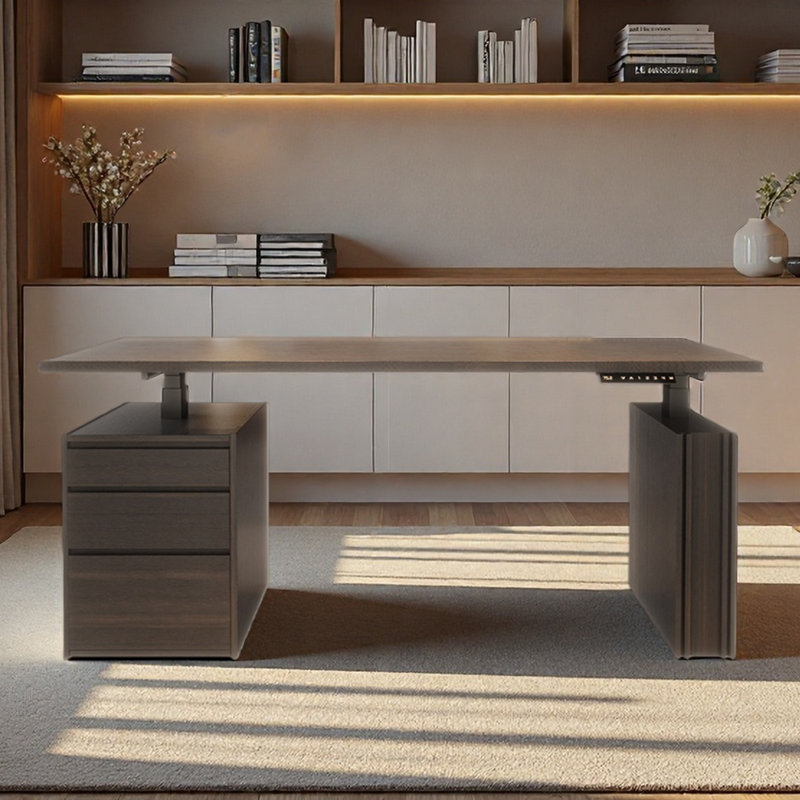 Bureau Blanchet, Tanné, H 53,94 po x l 70,87 po x P 27,56 po