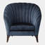 Luxe Lounge Chair-Indigo