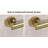 MITER 18 in. x 1.25 in. Grab Bar, ADA Compliant for Bath and Shower Safety (500 lb. Capacity) in Brushed Gold-125355665-125355669
