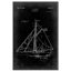 Voilier 1 «Blueprint - Black - Floater Frame», impression sur toile-46828645-46828648