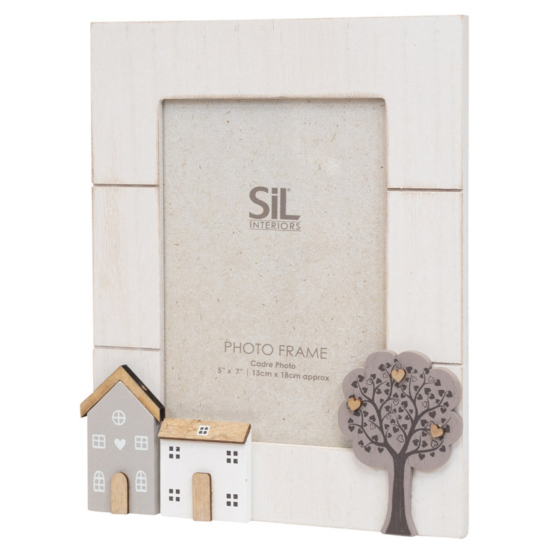 Cream Wood Picture Frame, 13 x 18 cm