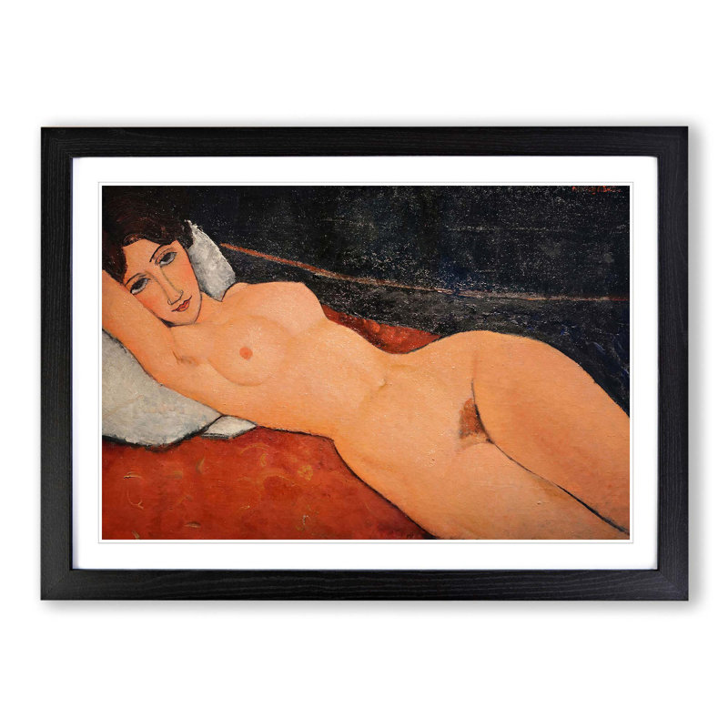 Amedeo Modigliani - Single Picture Frame Print, Black