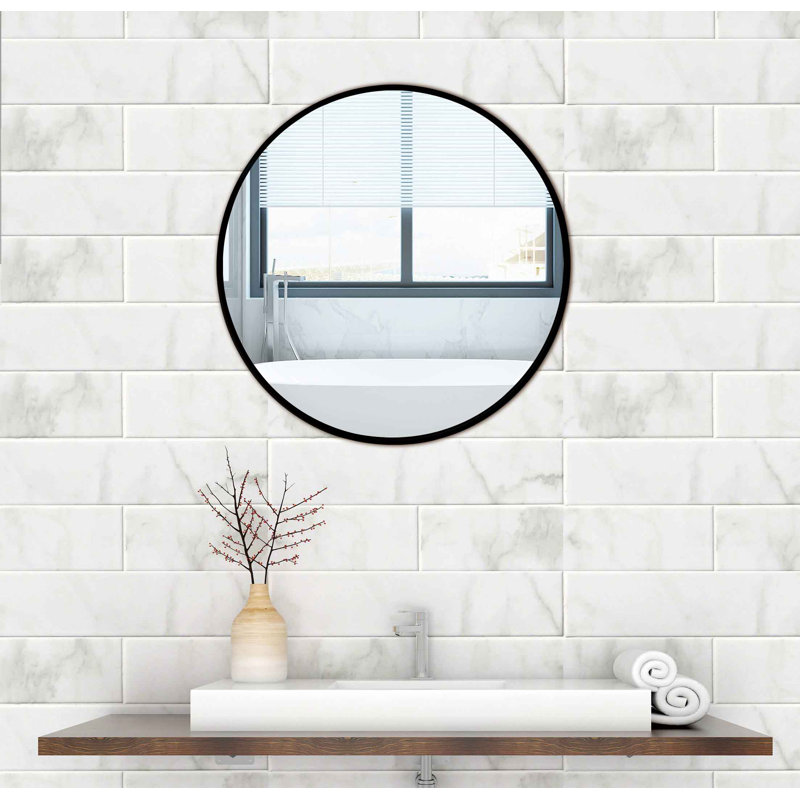 Miroir d'appoint rond, 36 po x 36 po