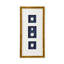 Intaglios On Navy III Print