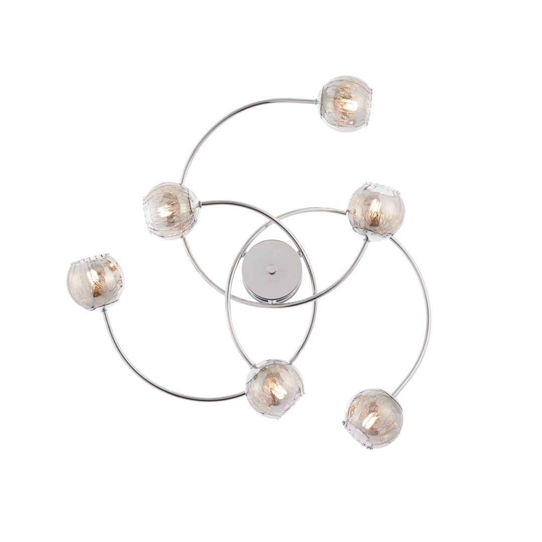 Katz 6-Light Semi Flush Mount