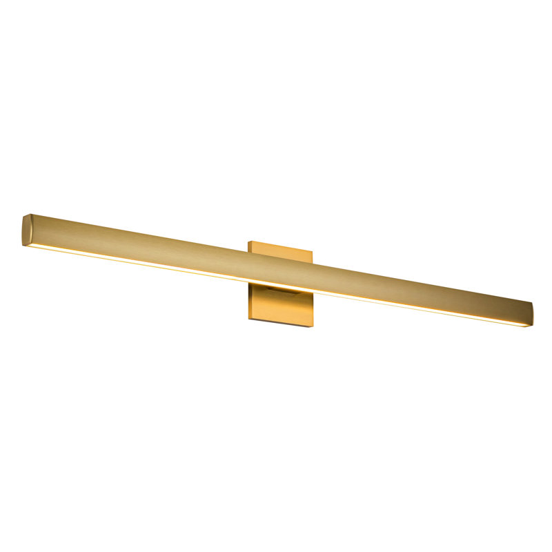 Vera 1 - Light LED Bath Bar, Brushed Gold