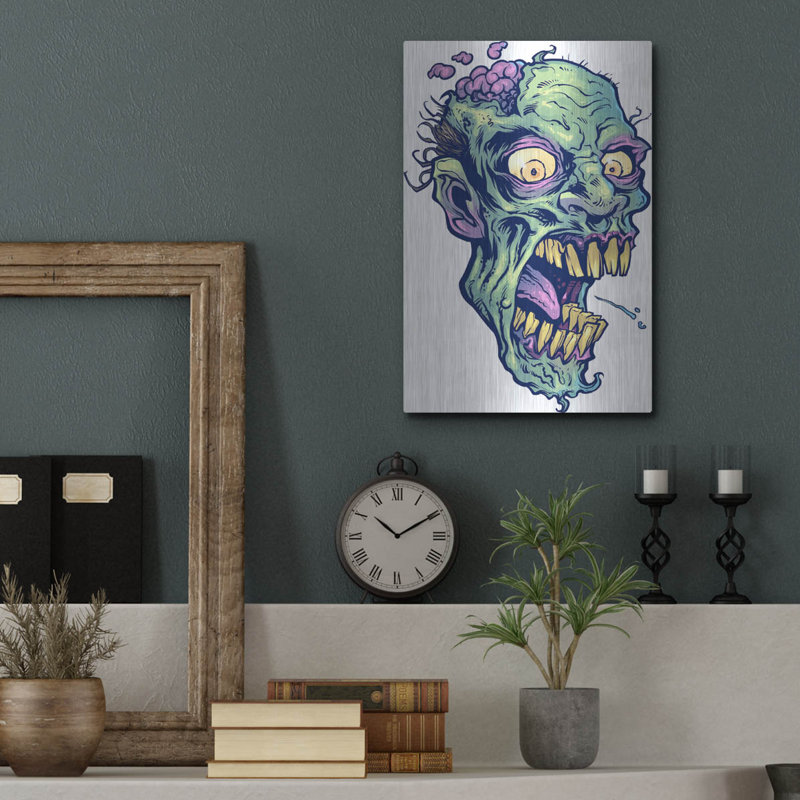 "Zombie Pattern Head 14" par Flyland Designs, H 16 po x l 12 po