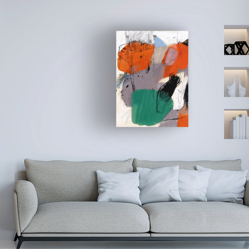 Art sur toile, "Randonnée Danielle Lauzon", H 19 po x l 14 po