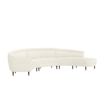 Capri Upholstered Curved Sectional