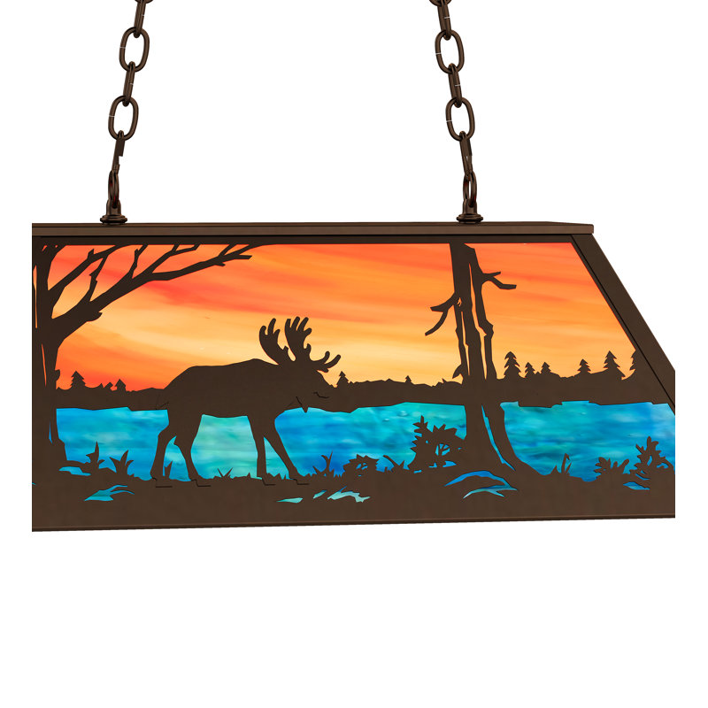 Luminaire suspendu géométrique Old Forge, 1, Noir