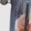 Roode - Rideau Roses - Rideau floral occultant en velours - 1 panneau-2036591384