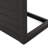 Aluminum Side Table In Black Matte, Ideal For Outdoors With Matte Appearance