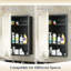 Armoire à pharmacie en nickel brossé pour salle de bain avec miroir, cadre en acier inoxydable, tablettes réglables, encastré ou mural, conception rectangulaire arrondie, fabrication durable-1839841554