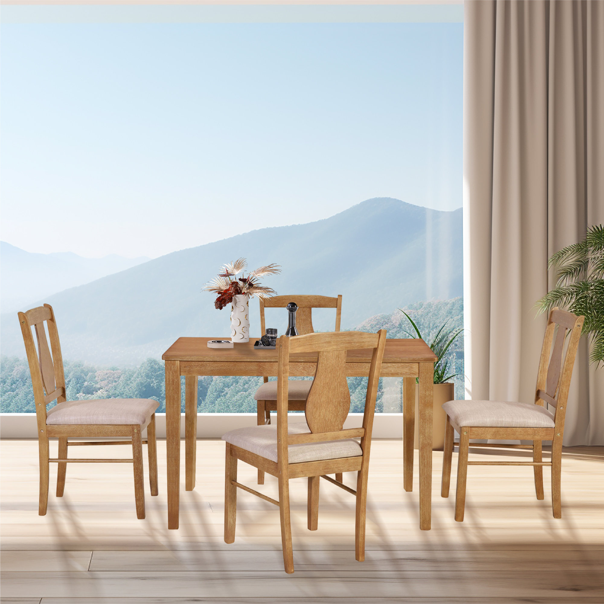 5 piece best sale dining set wayfair