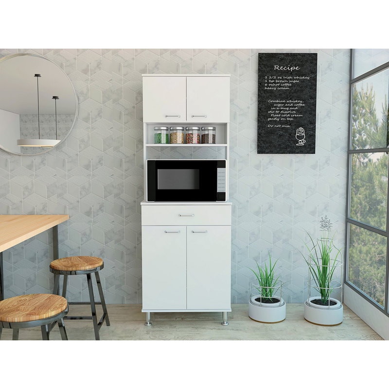 Pantry Piacenza,Two Double Door Cabinet Finish