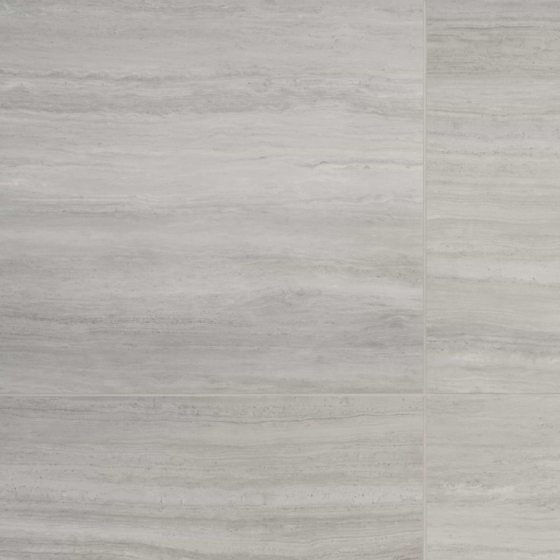 Nashville White 24X48 Matte Porcelain Tile, Gray Matte