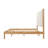 Ardin Solid Wood Bed with Boucle Headboard-1690676284-1690676287