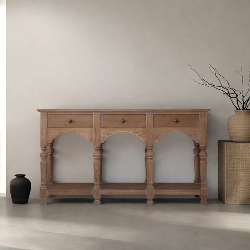 Rural Retro Multifunctional Console Table, 35.43" H x 59.06" W x 12.99" D