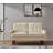 Faux Leather Square Arm Loveseat-81892255-118588785