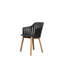 Choice Chair Outdoor and Four Teak Legs Base with Upholstery Cane-line Natte Seat Cover-2093848960