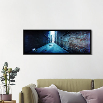 " Buildings along an alley, Pioneer Square, Seattle, Washington State, USA " Color Photography Print
