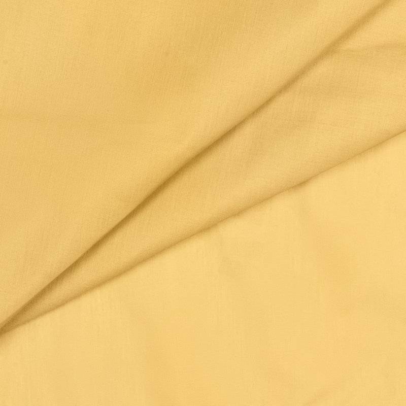 Ensemble de deux rideaux de couleur café unie sur mesure de 56 po Ellis, Jaune, l 56 po x L 24 po
