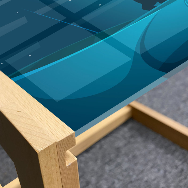 Jaime-Lea Sled Coffee Table, 90cm H x 62cm W x 40cm D